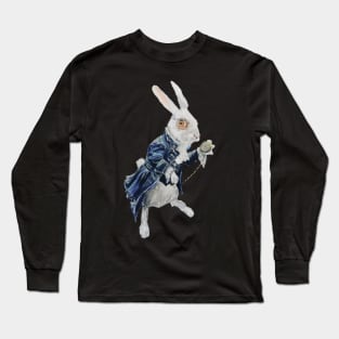 White Rabbit Alice In Wonderland Long Sleeve T-Shirt